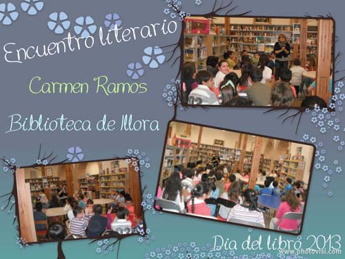 Día del libro en Ïllora con Carmen Ramos