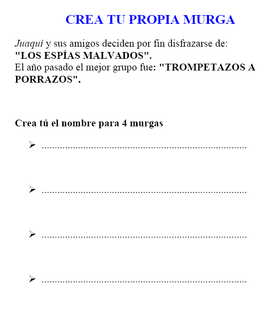 4 murgas para mi carnaval