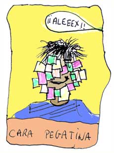 Disfraz de pegatinas