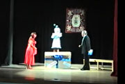 Los personajes de la Caja de las palabras mágicas en teatro